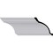 Ekena Millwork 7 7/8"H x 8"P x 11 1/8"F x 94 1/2"L Eris Smooth Crown Moulding MLD08X08X11ER - alternate 1